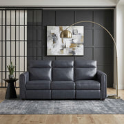 8368NVY-3A1PW* (5)Power Double Reclining Sofa with Rounded Track Arms - 8368NVY-3A1PW*