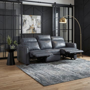 8368NVY-3A1PW* (5)Power Double Reclining Sofa with Rounded Track Arms - 8368NVY-3A1PW*