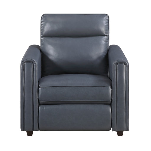 8368NVY-A1PW Power Reclining Chair with Rounded Track Arms - 8368NVY-A1PW