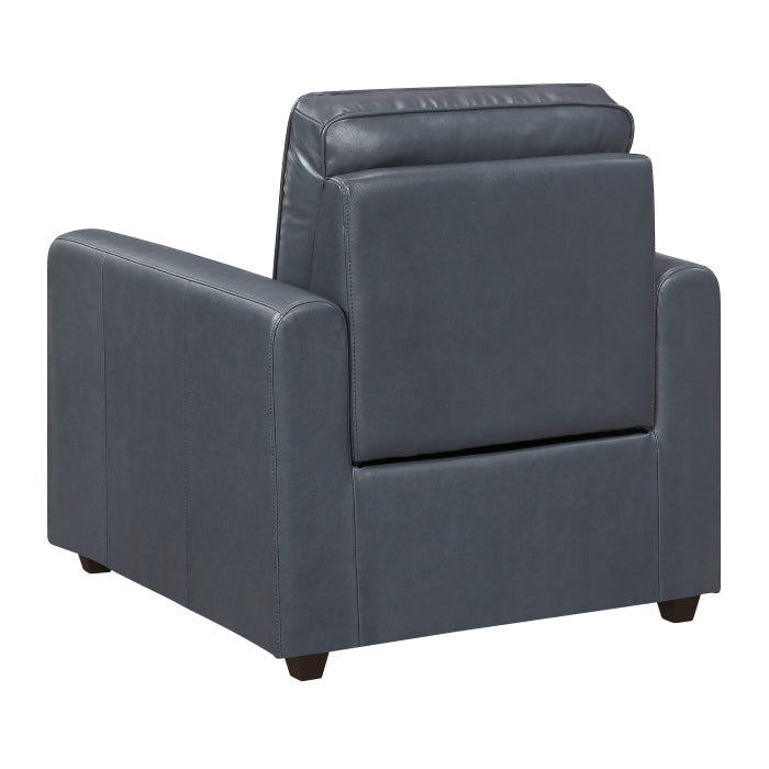 8368NVY-A1PW Power Reclining Chair with Rounded Track Arms - 8368NVY-A1PW