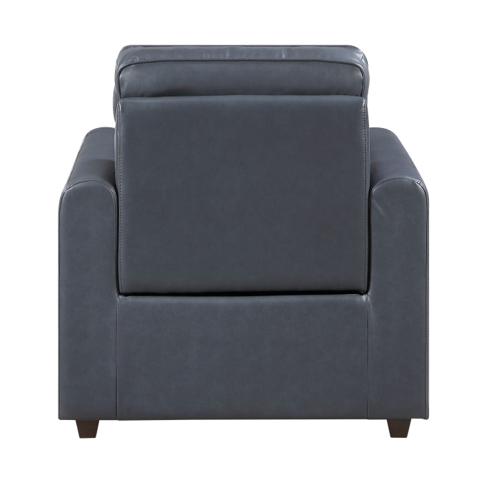 8368NVY-A1PW Power Reclining Chair with Rounded Track Arms - 8368NVY-A1PW