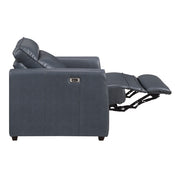 8368NVY-A1PW Power Reclining Chair with Rounded Track Arms - 8368NVY-A1PW