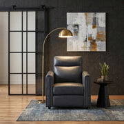 8368NVY-A1PW Power Reclining Chair with Rounded Track Arms - 8368NVY-A1PW