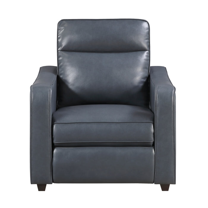 8368NVY-A2PW Power Reclining Chair with Curved Track Arms - 8368NVY-A2PW