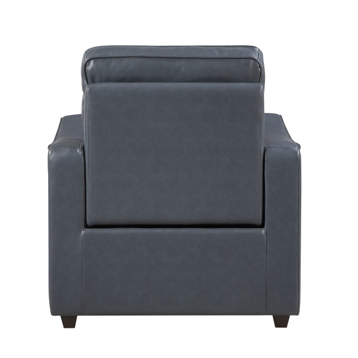 8368NVY-A2PW Power Reclining Chair with Curved Track Arms - 8368NVY-A2PW