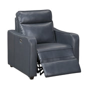 8368NVY-A2PW Power Reclining Chair with Curved Track Arms - 8368NVY-A2PW