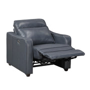 8368NVY-A2PW Power Reclining Chair with Curved Track Arms - 8368NVY-A2PW