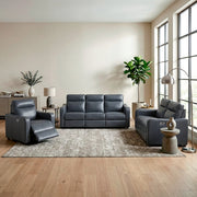 8368NVY-A2PW Power Reclining Chair with Curved Track Arms - 8368NVY-A2PW