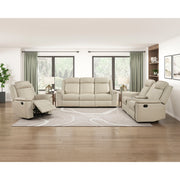 8379BEG-3 Double Reclining Sofa - 8379BEG-3