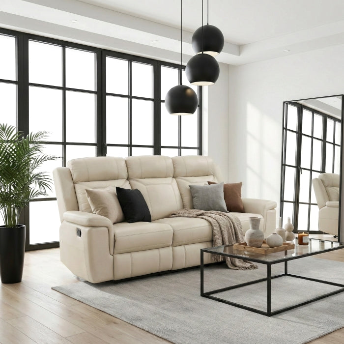 8379BEG-3 Double Reclining Sofa - 8379BEG-3