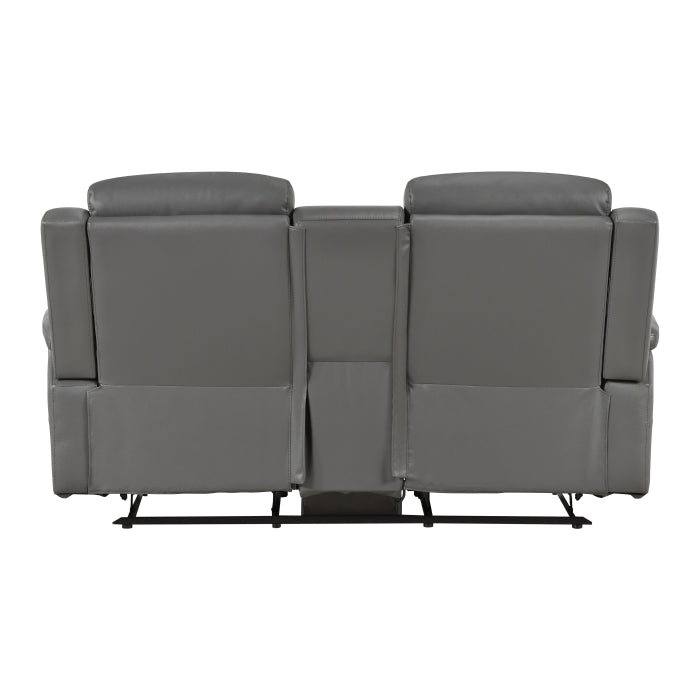 8379DGY*2 2pc Set: Sofa, Love - 8379DGY*2