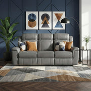 8379DGY-3 Double Reclining Sofa - 8379DGY-3