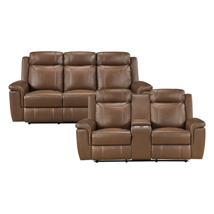 8379TBR*2 2pc Set: Sofa, Love - 8379TBR*2