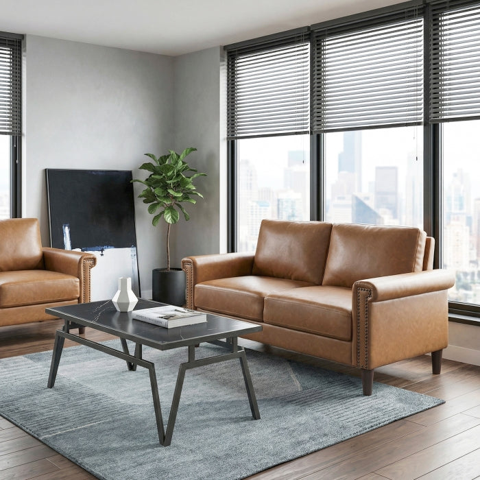8389BRW-2 Love Seat - 8389BRW-2