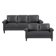 8389DGY*2 2pc Set: Sofa, Love - 8389DGY*2