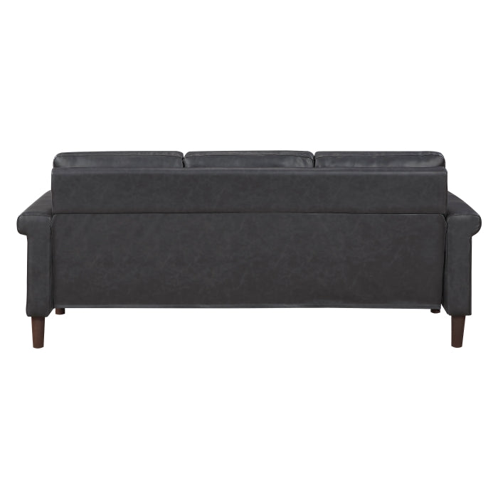 8389DGY*2 2pc Set: Sofa, Love - 8389DGY*2