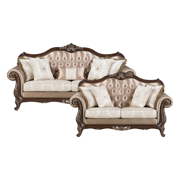 8390*2 2pc Set: Sofa, Love - 8390*2