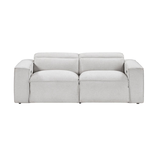 8414GRY-2PWH* Power Double Reclining Love Seat with Power Headrests - 8414GRY-2PWH*