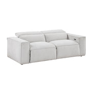 8414GRY-2PWH* Power Double Reclining Love Seat with Power Headrests - 8414GRY-2PWH*