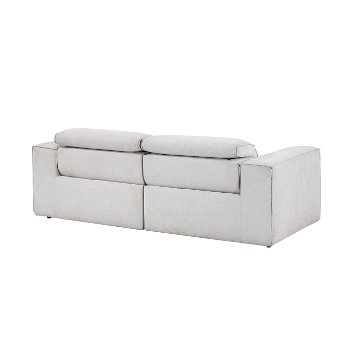 8414GRY-2PWH* Power Double Reclining Love Seat with Power Headrests - 8414GRY-2PWH*