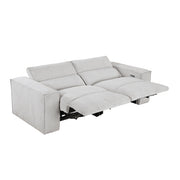 8414GRY-2PWH* Power Double Reclining Love Seat with Power Headrests - 8414GRY-2PWH*