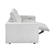 8414GRY-2PWH* Power Double Reclining Love Seat with Power Headrests - 8414GRY-2PWH*