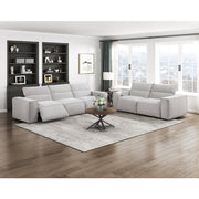8414GRY-2PWH* Power Double Reclining Love Seat with Power Headrests - 8414GRY-2PWH*