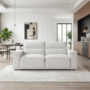 8414GRY-2PWH* Power Double Reclining Love Seat with Power Headrests - 8414GRY-2PWH*