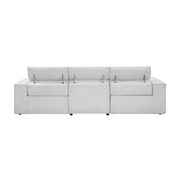 8414GRY-3PWH* Power Double Reclining Sofa with Power Headrests - 8414GRY-3PWH*