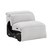 8414GRY-ARPWH Power Reclining Armless Chair with Power Headrest - 8414GRY-ARPWH