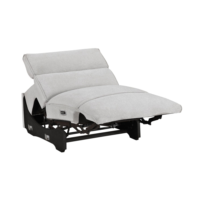 8414GRY-ARPWH Power Reclining Armless Chair with Power Headrest - 8414GRY-ARPWH