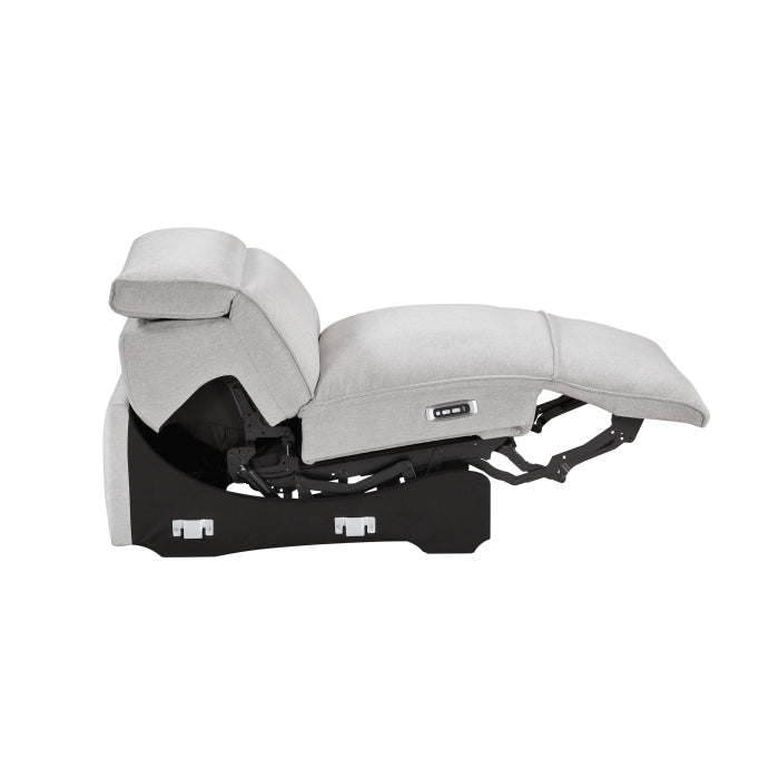 8414GRY-ARPWH Power Reclining Armless Chair with Power Headrest - 8414GRY-ARPWH