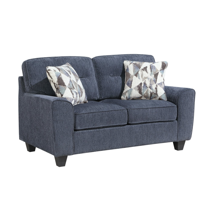 8416BU*2 2pc Set: Sofa, Love - 8416BU*2