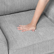 8416GY*2 2pc Set: Sofa, Love - 8416GY*2