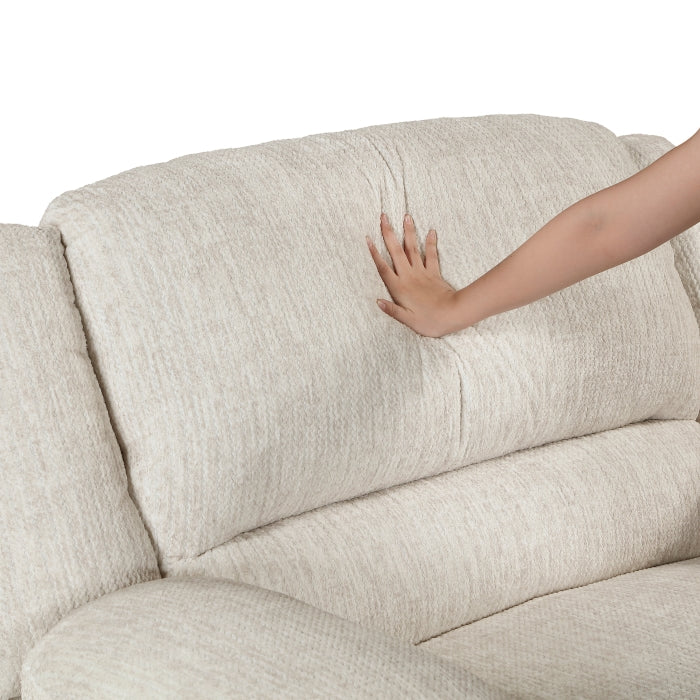 8424BE-3PW Power Double Reclining Sofa - 8424BE-3PW