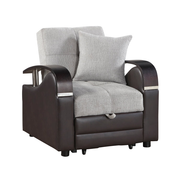 8429-1* (2)Chair with Pull-out Bed and Click Motion Back - 8429-1*