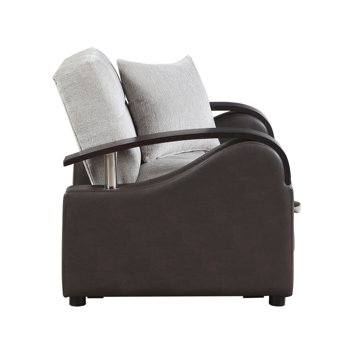 8429-1* (2)Chair with Pull-out Bed and Click Motion Back - 8429-1*