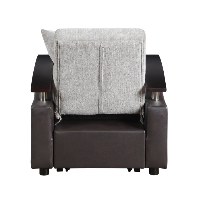 8429-1* (2)Chair with Pull-out Bed and Click Motion Back - 8429-1*