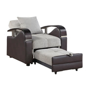 8429-1* (2)Chair with Pull-out Bed and Click Motion Back - 8429-1*