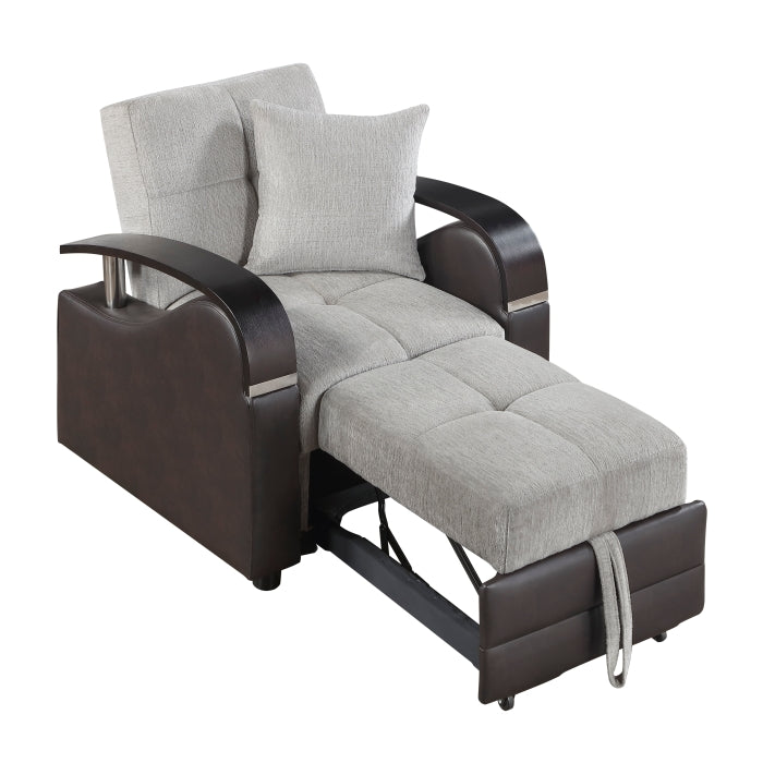 8429-1* (2)Chair with Pull-out Bed and Click Motion Back - 8429-1*