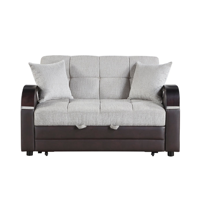 8429-2* (2)Love Seat with Pull-out Bed and Click Motion Back - 8429-2*