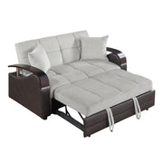 8429-2* (2)Love Seat with Pull-out Bed and Click Motion Back - 8429-2*