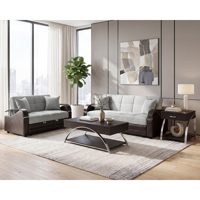 8429-2* (2)Love Seat with Pull-out Bed and Click Motion Back - 8429-2*