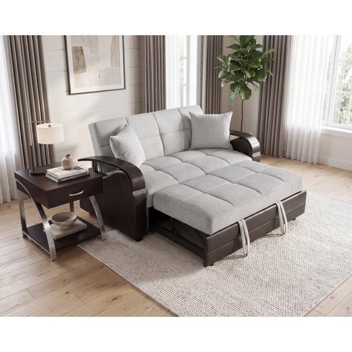 8429-2* (2)Love Seat with Pull-out Bed and Click Motion Back - 8429-2*