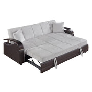 8429-3* (2)Sofa with Pull-out Bed and Click Motion Back - 8429-3*