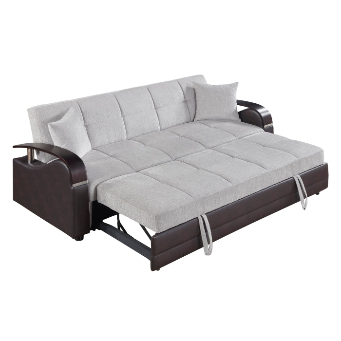 8429-3* (2)Sofa with Pull-out Bed and Click Motion Back - 8429-3*