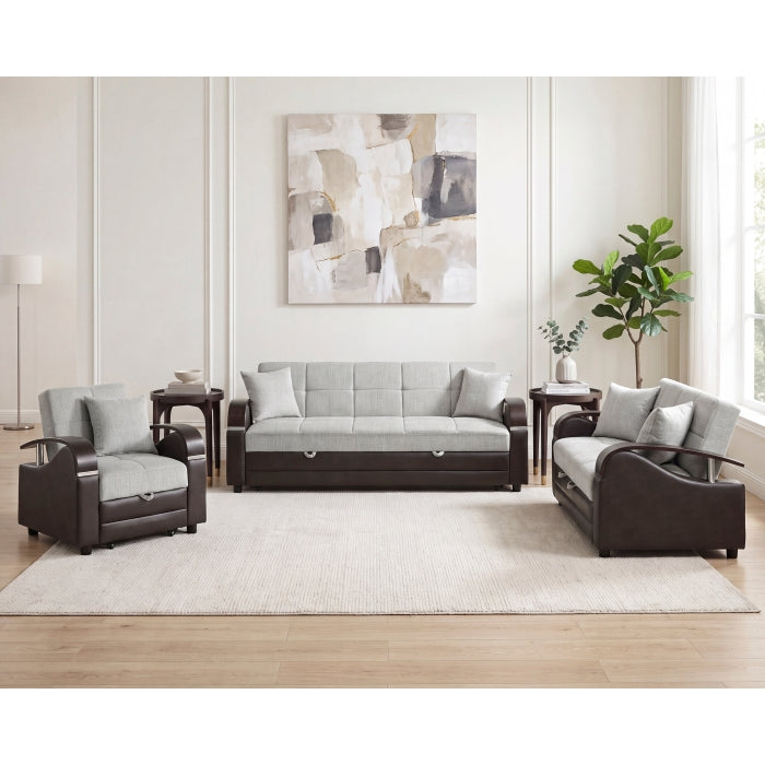 8429-3* (2)Sofa with Pull-out Bed and Click Motion Back - 8429-3*