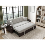 8429-3* (2)Sofa with Pull-out Bed and Click Motion Back - 8429-3*