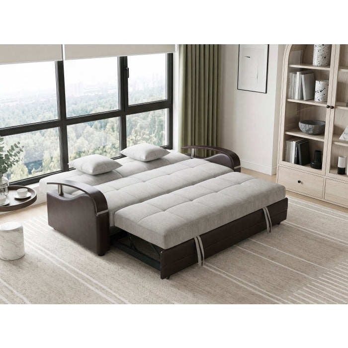 8429-3* (2)Sofa with Pull-out Bed and Click Motion Back - 8429-3*