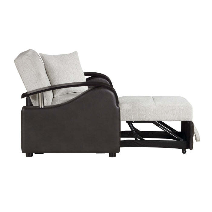 8429BE-1* (2)Chair with Pull-out Bed and Click Motion Back - 8429BE-1*